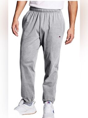 Champion Men's Light Gray Fleece Joggers